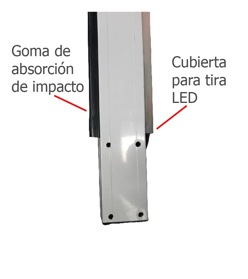 WEJOIN WJLBM4R - Brazo recto derecho LED  tipo rectangular de 4 metros 2
