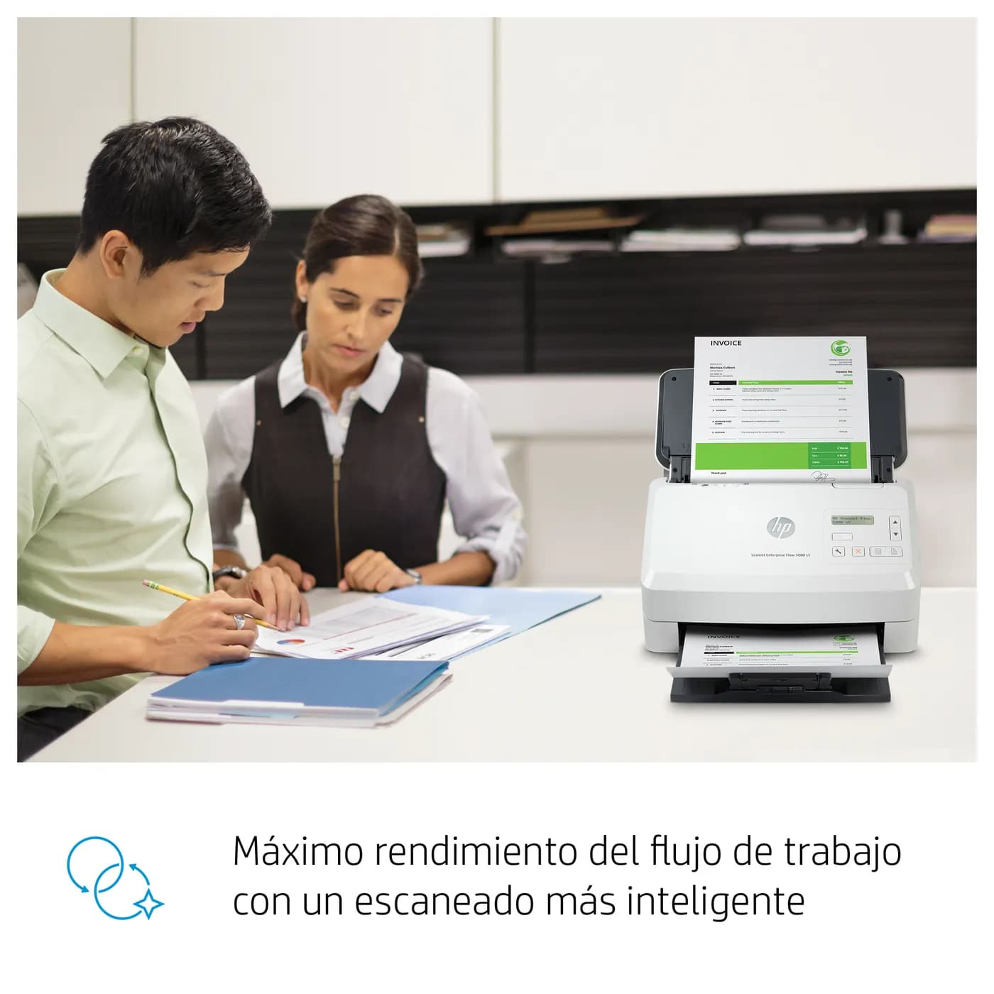 HP ScanJet Enterprise Flow 5000 s5 Escáner alimentado con hojas 600 x  7