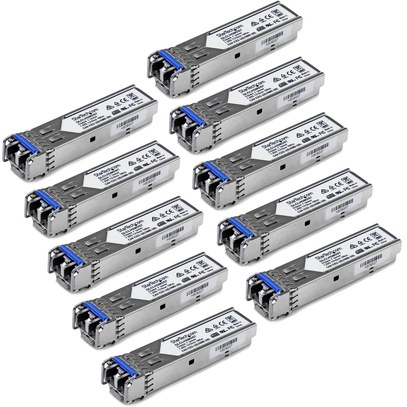 StarTech.com Paquete de 10 Módulos SFP Compatibles con Cisco GLC-LH-SM 6