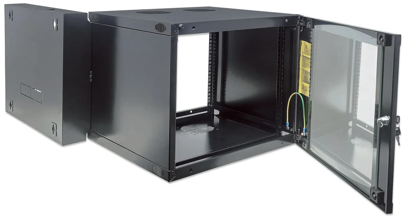 Intellinet 713849 armario rack 9U Bastidor de pared Negro 6