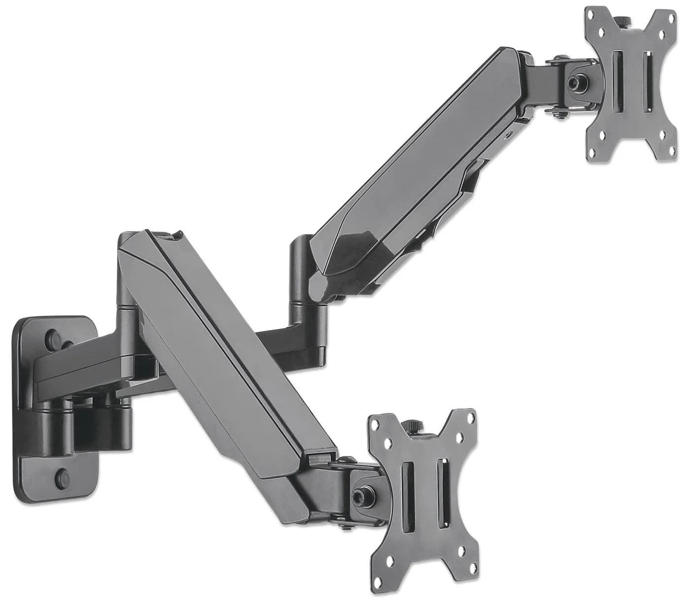 Manhattan Soporte universal de pared para dos monitores, con pistones  6