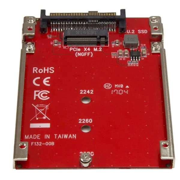 StarTech.com Tarjeta Adaptador PCI Express M.2 a U.2 SFF8639 para SSD  3