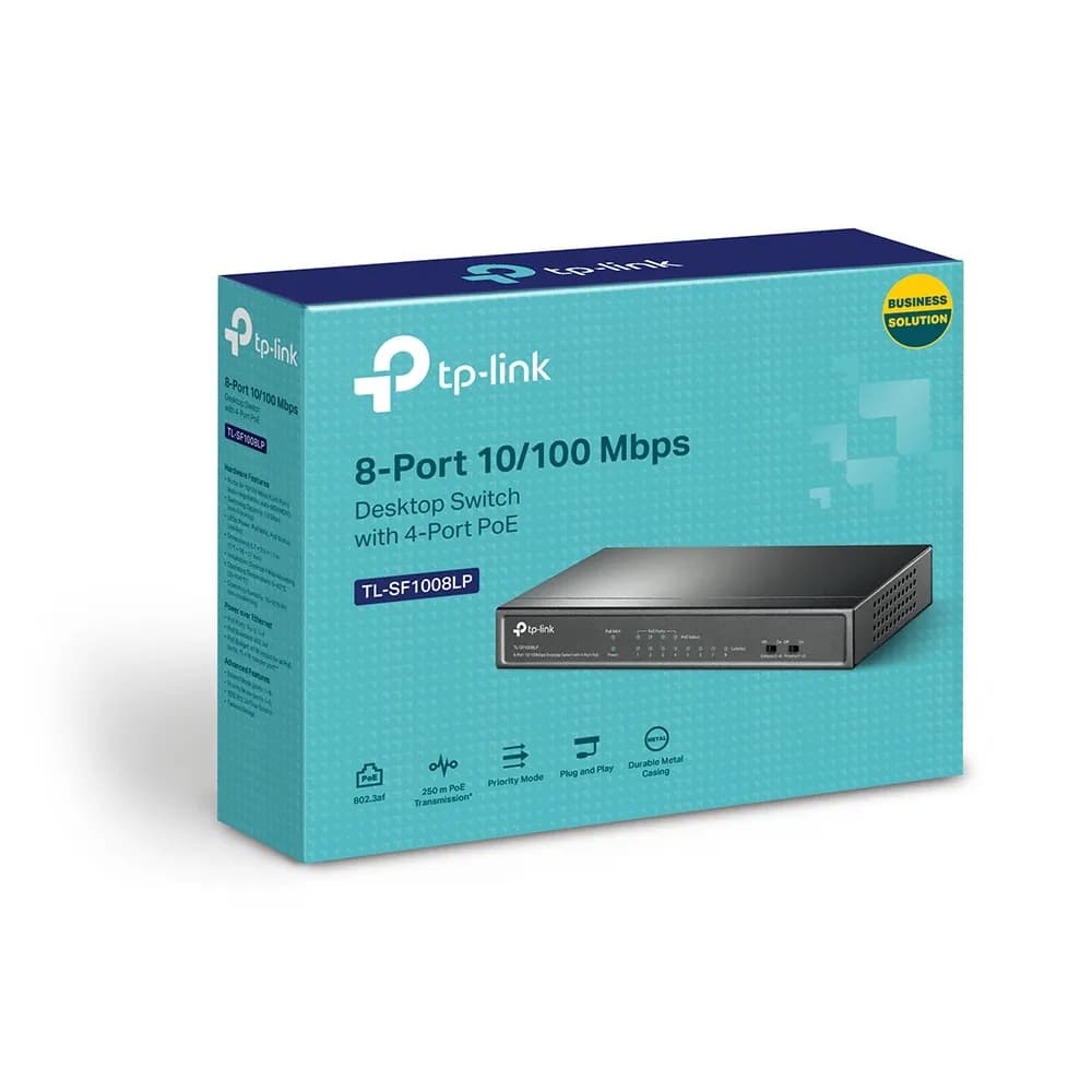 TP-Link TL-SF1008LP dispositivo de redes No administrado Fast Ethernet 3