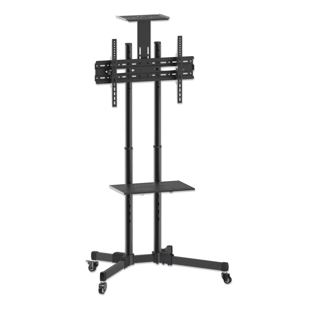 Manhattan Soporte para TV, de piso, tipo carrito, de acero, con inclin 2