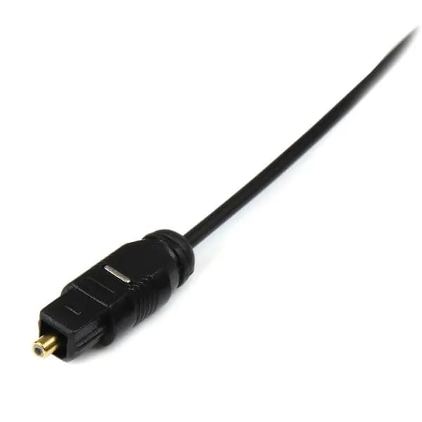 StarTech.com Cable 3m TosLink Audio Digital Óptico SPDIF Delgado - Neg 2