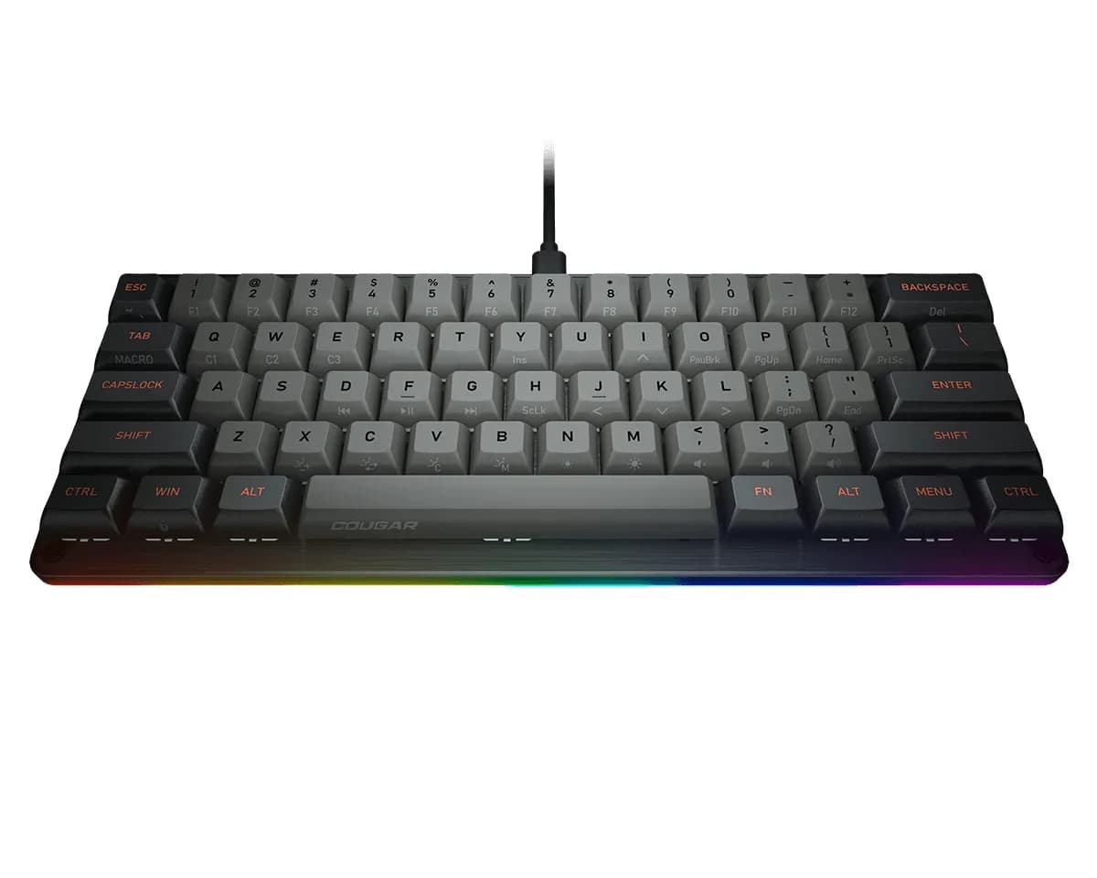 COUGAR PURI MINI teclado Juego USB QWERTY Inglés Negro 2