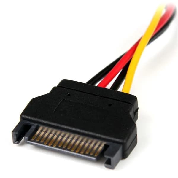 StarTech.com Cable de Alimentación de 15cm Adaptador Molex LP4 a SATA  2