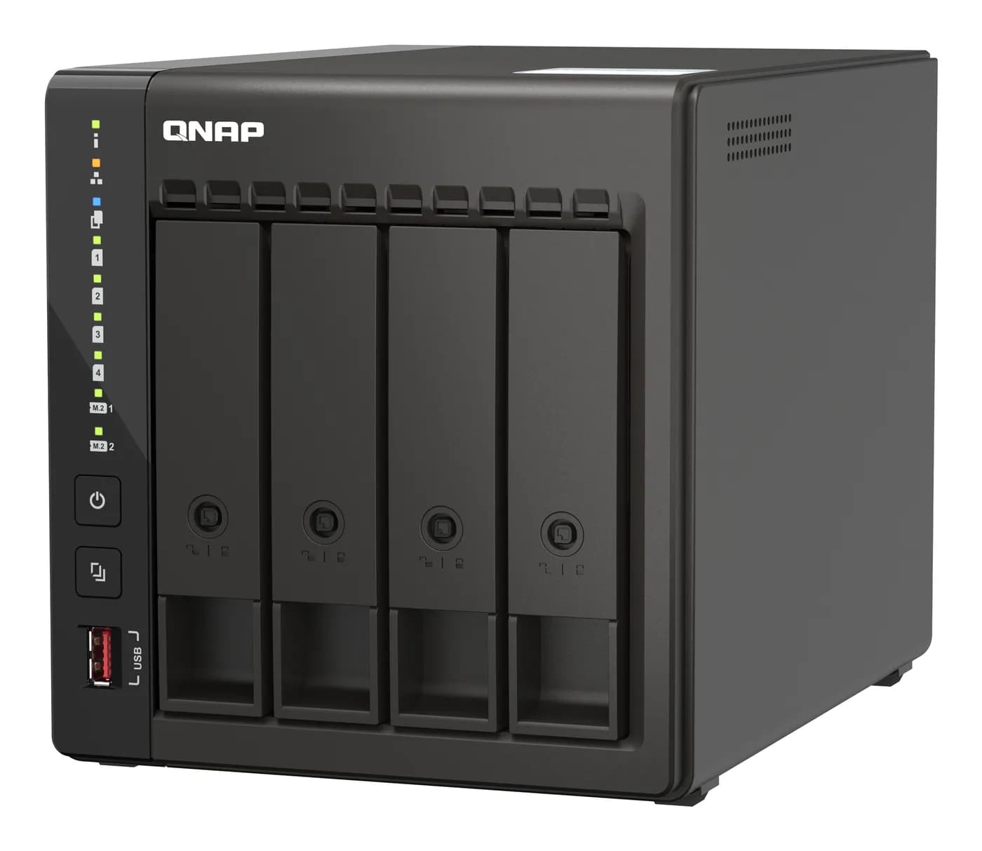 QNAP TS-453E NAS Tower Intel® Celeron® J6412 8 GB 0 TB QNAP QTS Negro 6