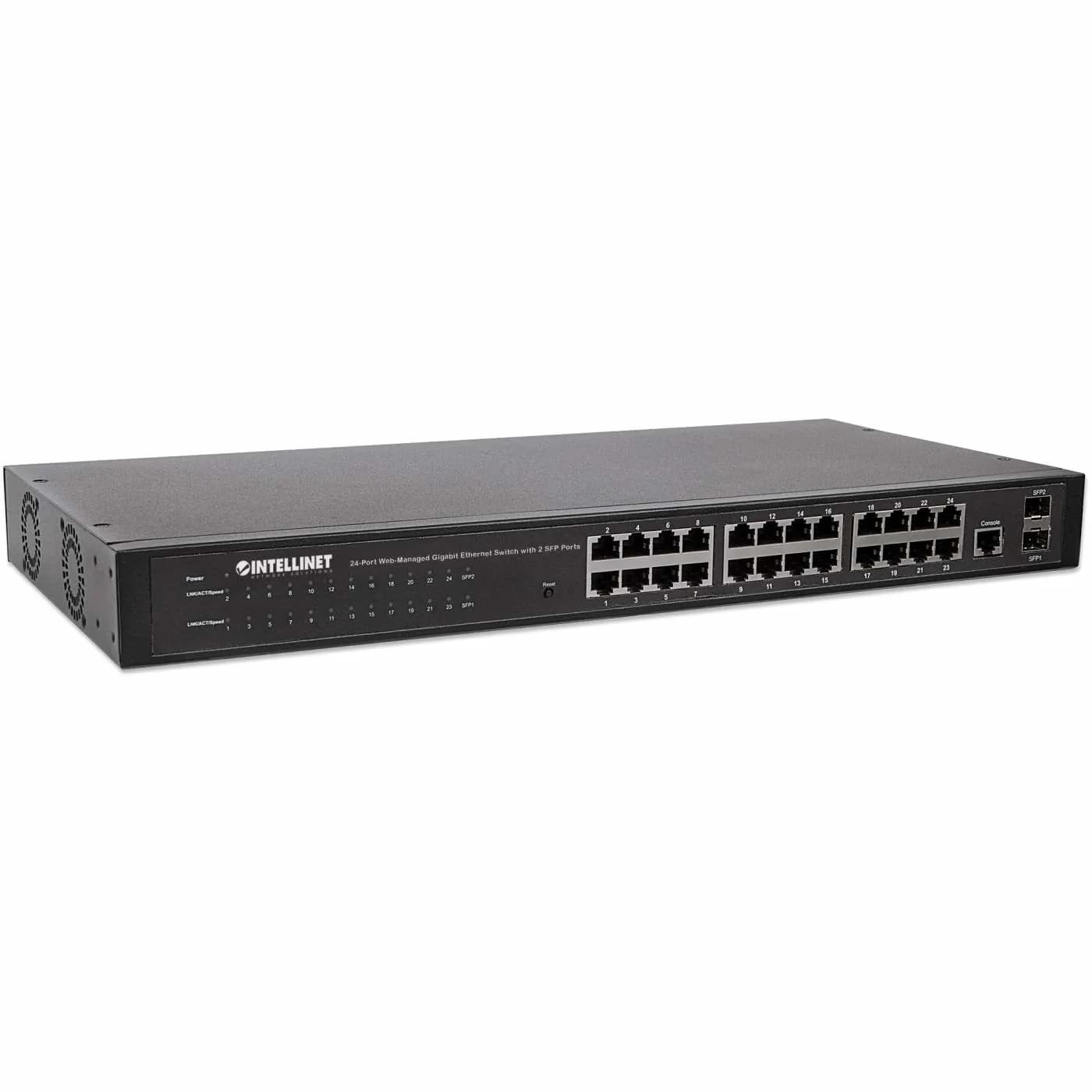 Intellinet Switch de 24 Puertos Gigabit Ethernet Administrable por Web 3