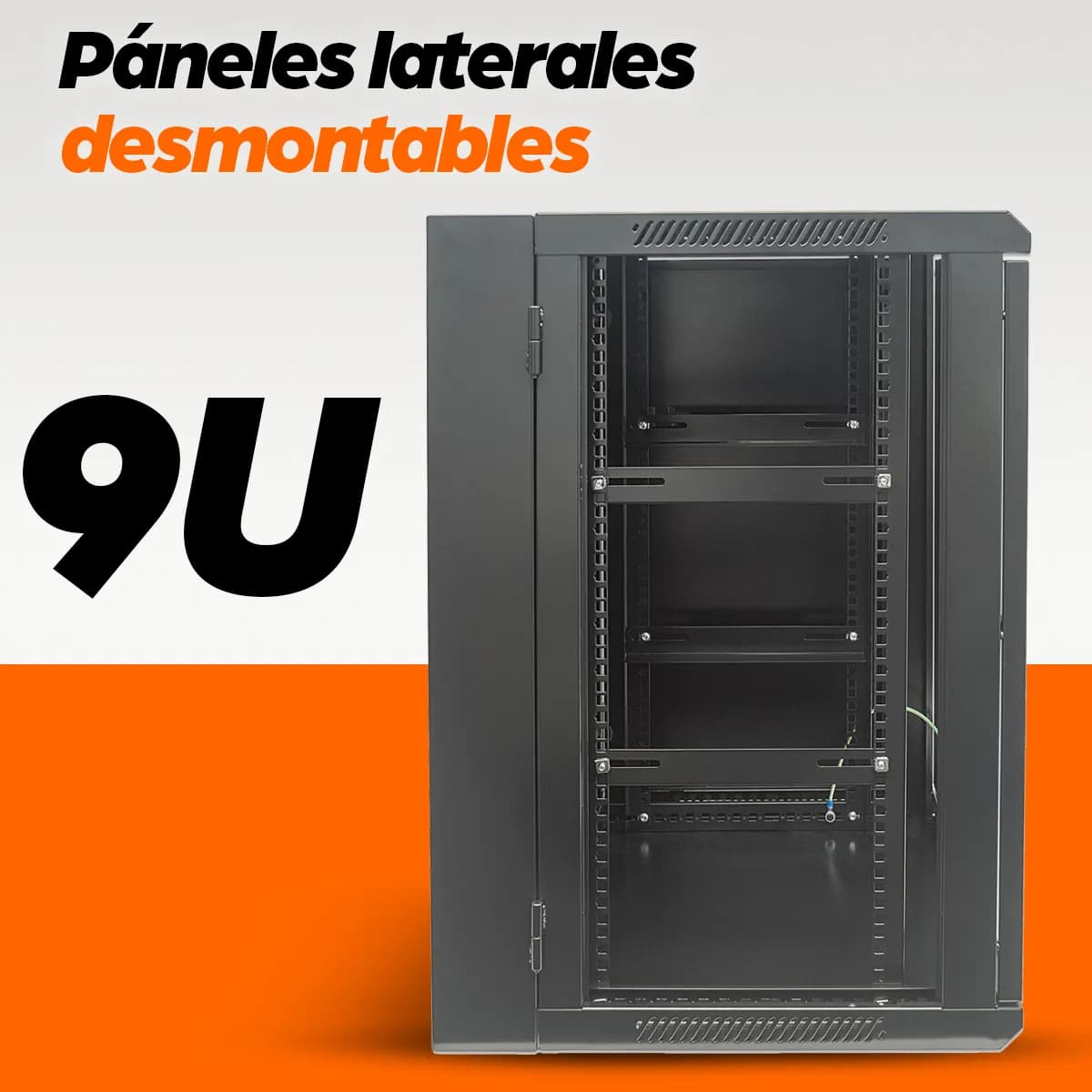 Intellinet 711845 armario rack 9U Bastidor de pared Negro 11