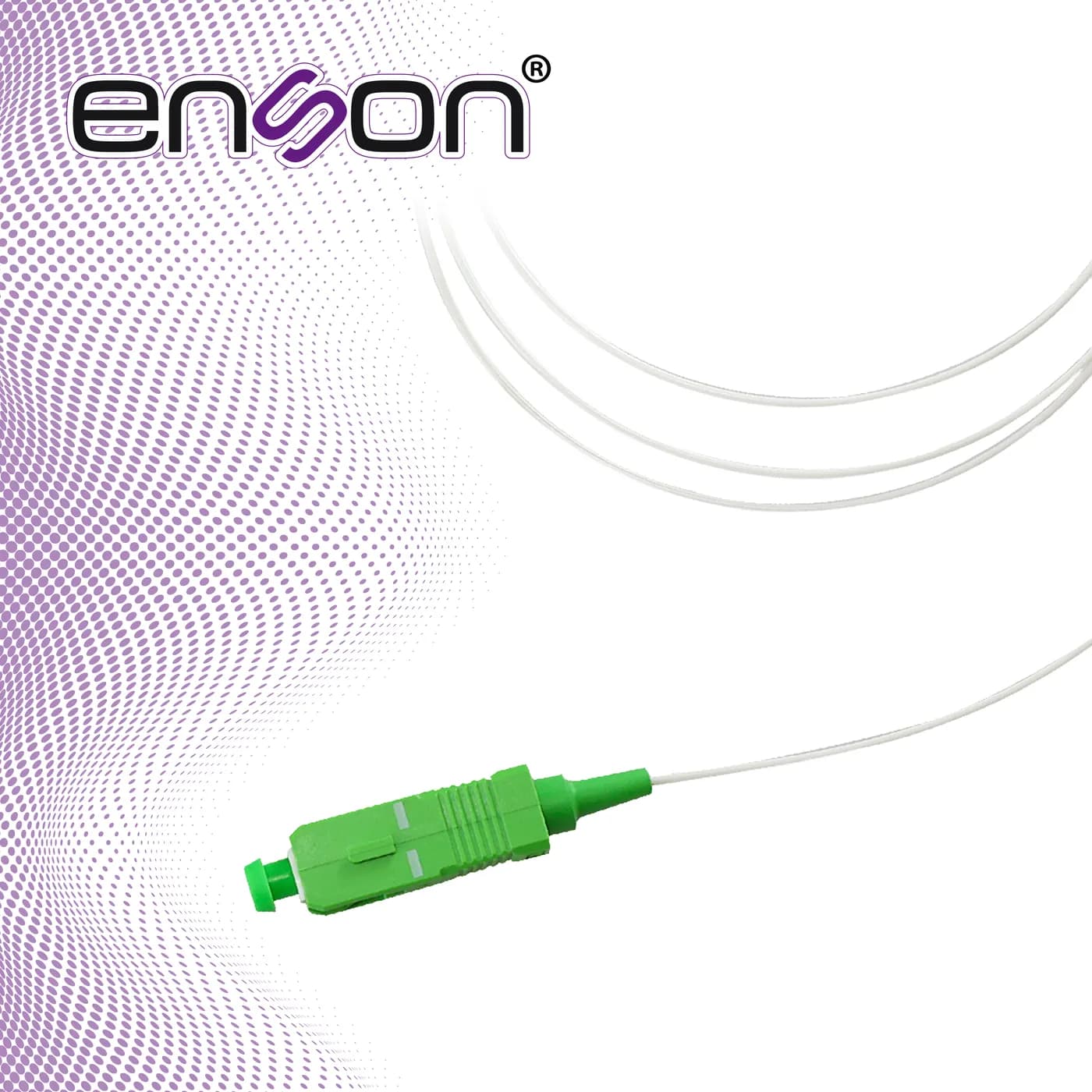 SPLITTER PLC (DIVISOR OPTICO) ENSON ENS-PLC1X8 CON CONECTORES SC APC 1 6