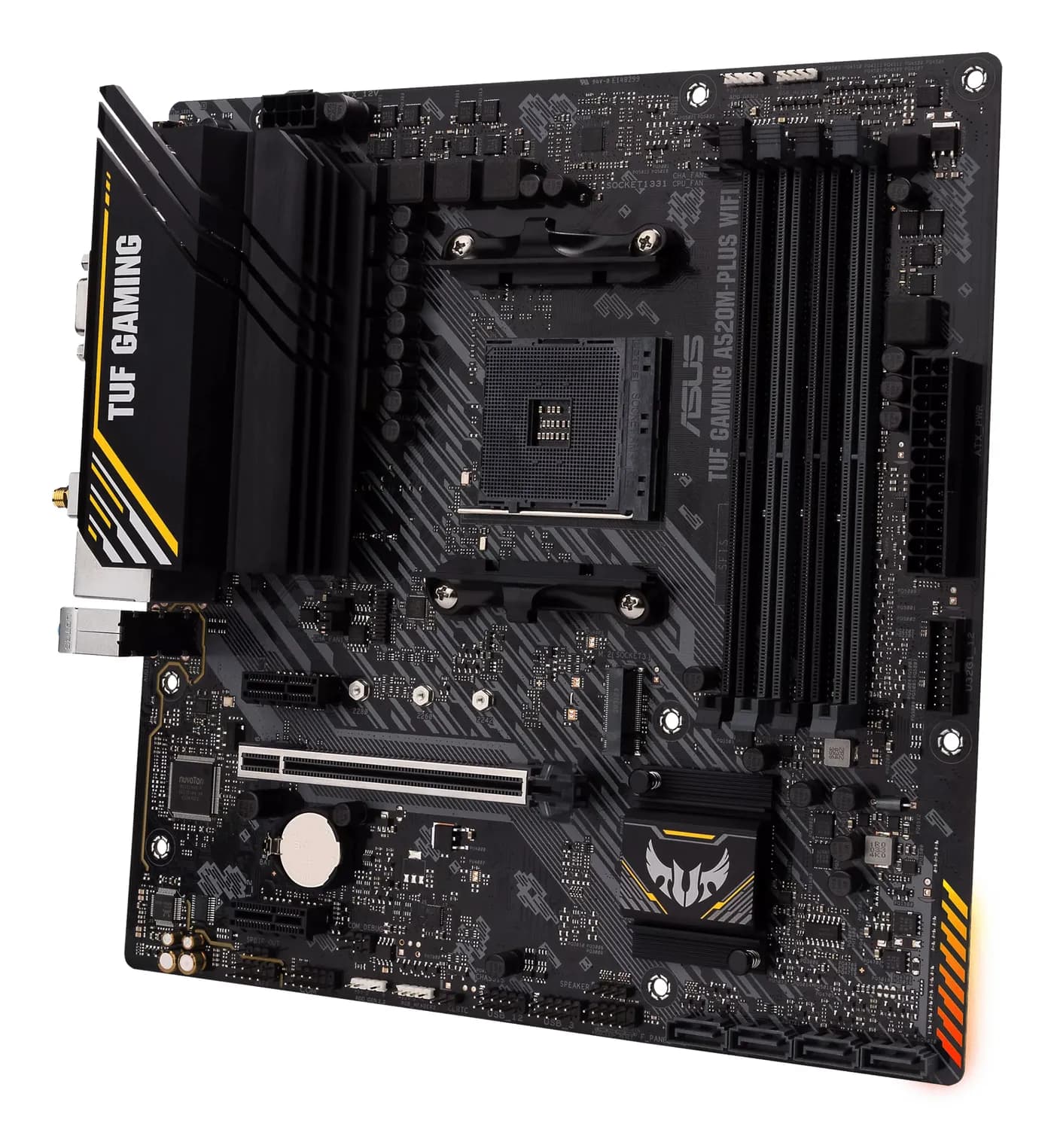 ASUS TUF GAMING A520M-PLUS WIFI AMD A520 Enchufe AM4 Micro ATX 4