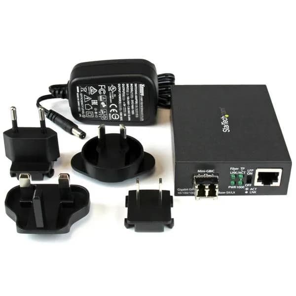 StarTech.com Convertidor Compacto de Medios Ethernet Gigabit a Fibra M 5