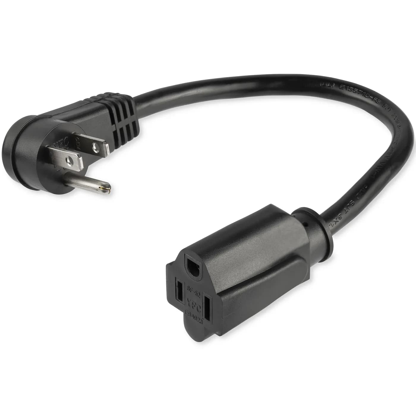 StarTech.com Cable de 0.9m de Extensión de Alimentación, Acodado en Án 3