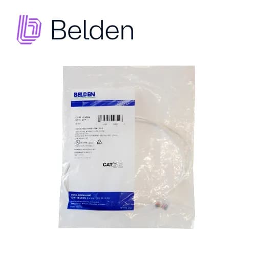 PATCHCORD UTP CAT5E BELDEN C501109004 FORRO PVC BLANCO CMR-RISER 4 PAR 3