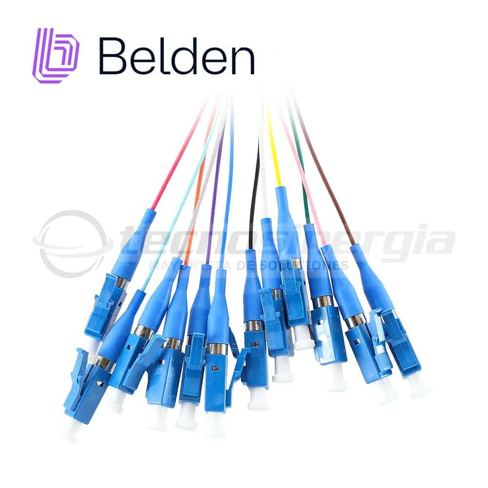KIT PIGTAIL FIBRA BELDEN FTSLC900PR12 MONOMODO LC SIMPLEX OS2 INCLUYE  3