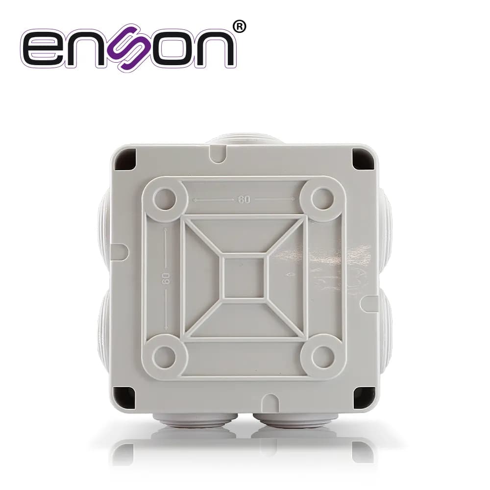 CAJA DE PLASTICO ENSON ENS-PCB1010 100X100X50 MM CON SELLO DE GOMA GRA 3