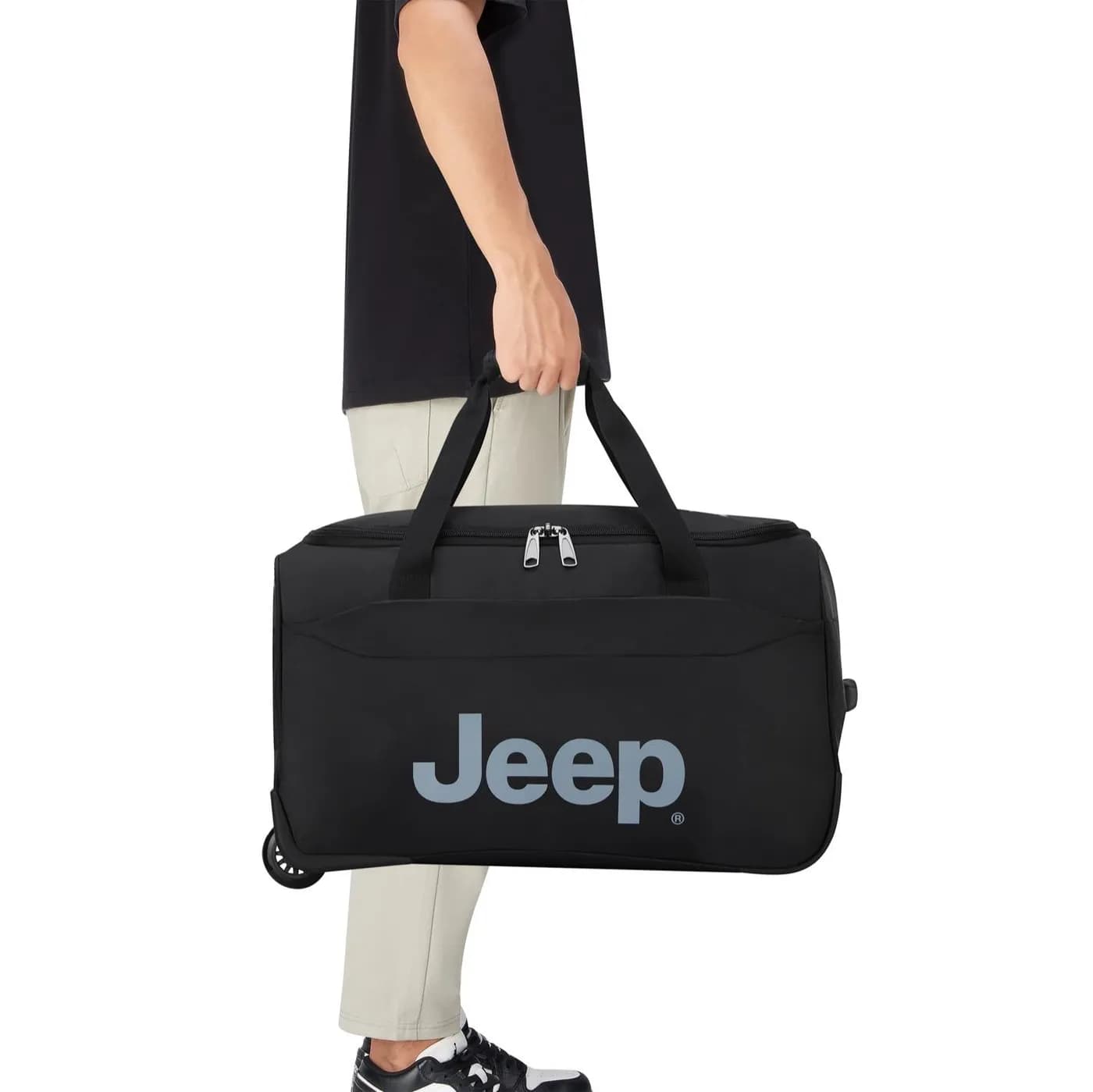 JEEP MALETA DUFFLE RODANTE TELA, 55 CABINA NEGRA 5