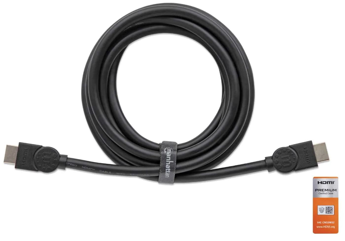 Manhattan Cable HDMI de Alta Velocidad con Canal Ethernet, Versión Pre 4