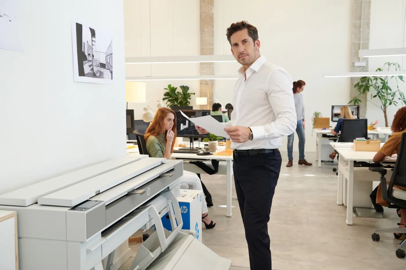 HP Designjet Impresora multifuncional T950 de 36 pulgadas 6