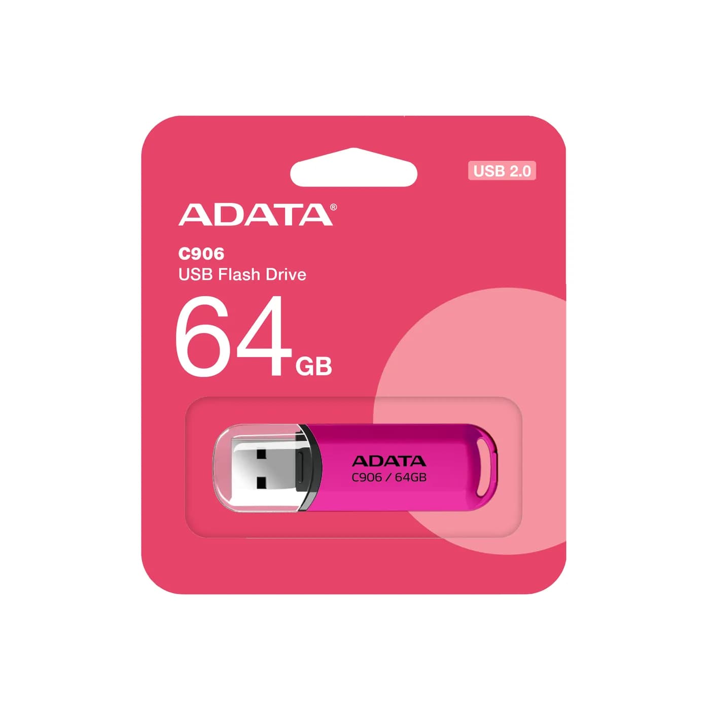 ADATA AC906-64G-RPP unidad flash USB 64 GB USB tipo A 2.0 Rosa 3