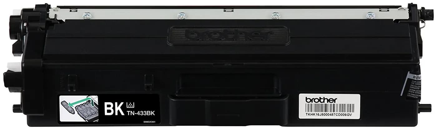 Brother TN-433BK cartucho de tóner 1 pieza(s) Original Negro 3