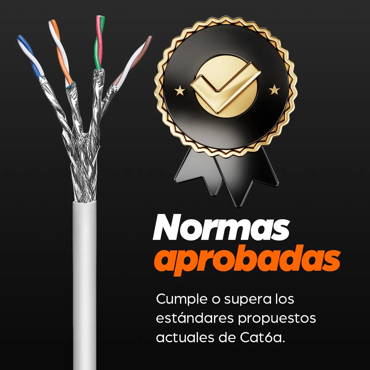 Intellinet Bobina de Cable UTP Cat6a, Sуlida, 100% cobre, CM 5