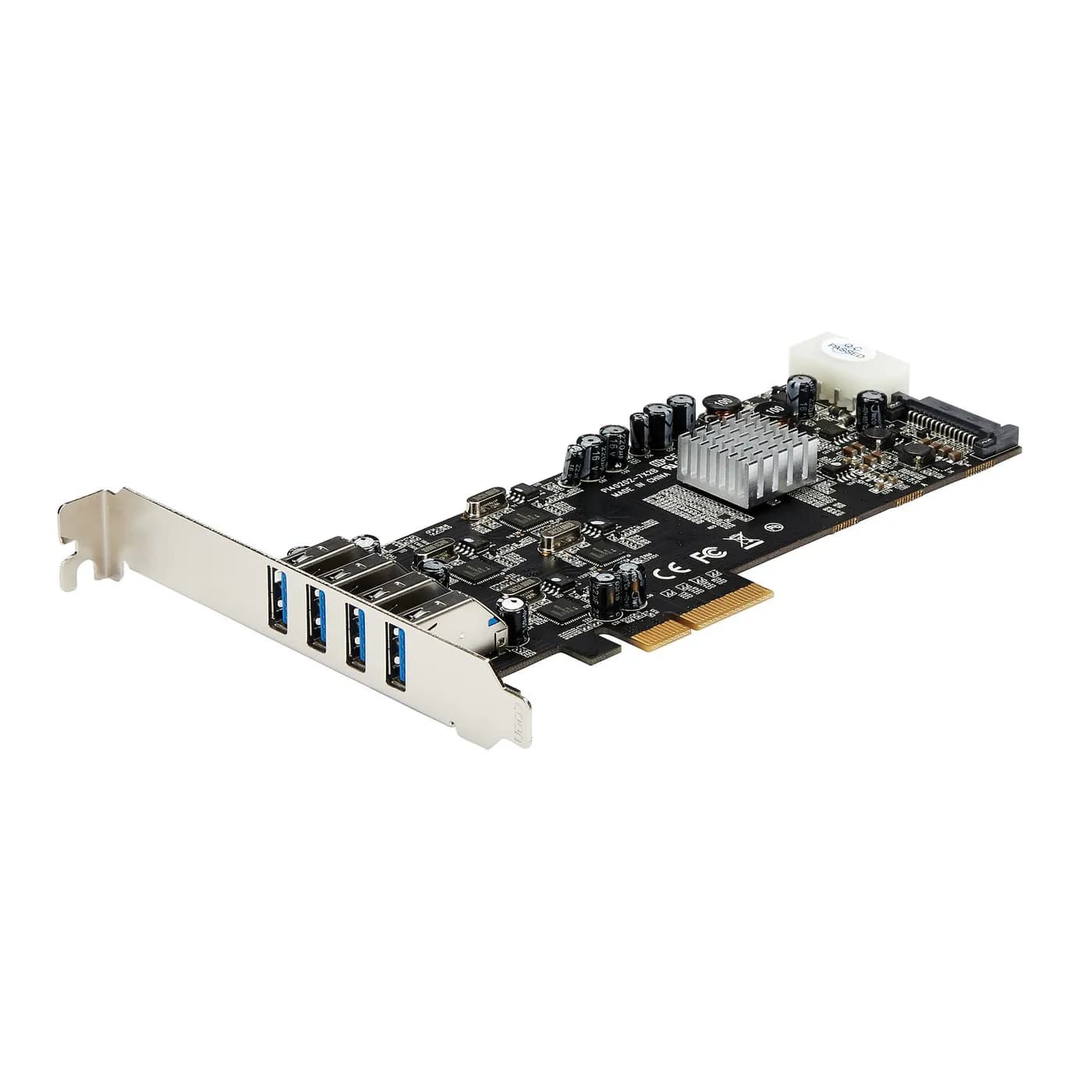 StarTech.com Adaptador Tarjeta PCI Express PCI-E 4 Puertos USB 3.0 UAS 4