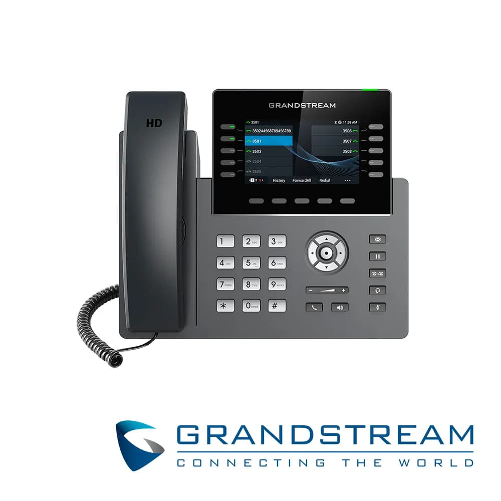 TELEFONO IP GRADO CARRIER WIFI 6 GRANDSTREAM GRP2615 / 16 CUENTAS SIP  2