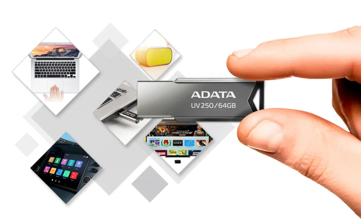 ADATA UV250 unidad flash USB 16 GB USB tipo A 2.0 Plata 4