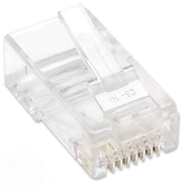 Intellinet PLUG RJ45 CAT5E SOLIDO UTP BOTE 100 PZAS ORO 15-MICRAS 3