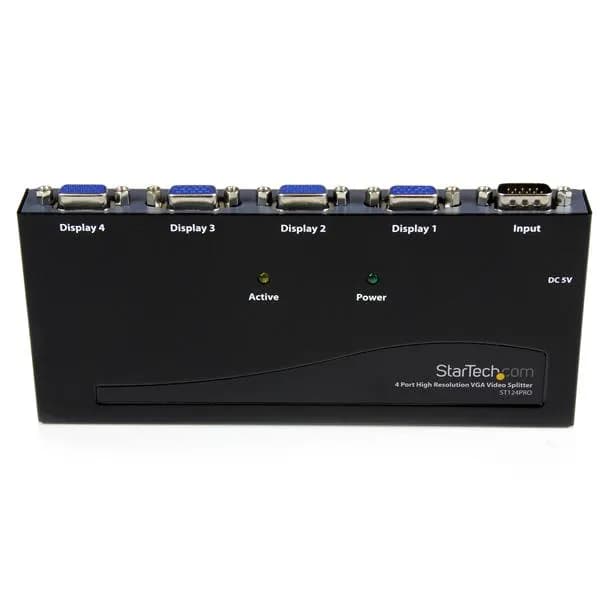 StarTech.com Duplicador Divisor de Video VGA de 4 puertos 350MHz - Spl 2
