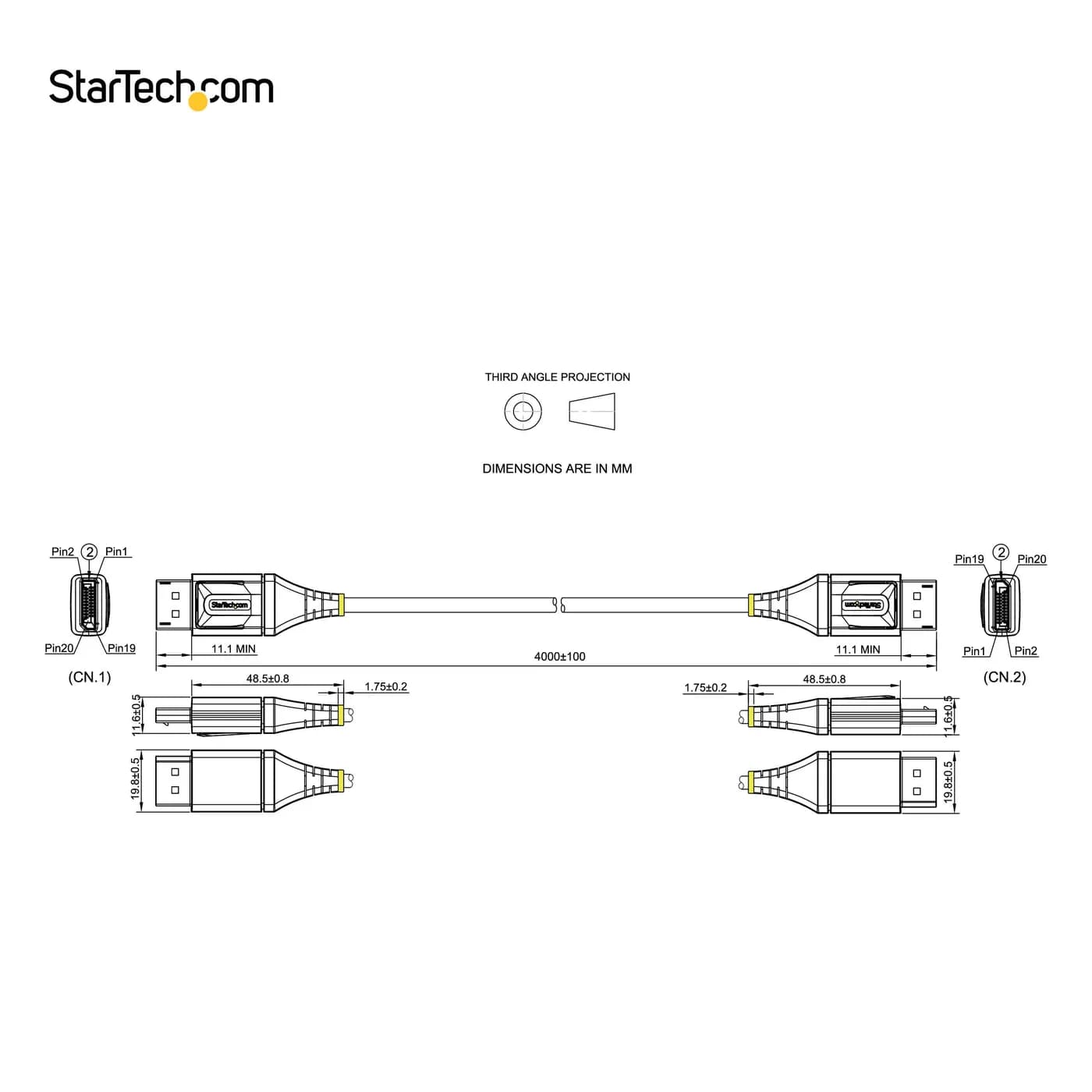 StarTech.com Cable de 4m DisplayPort 1.4 Certificado por VESA - HDR10  11