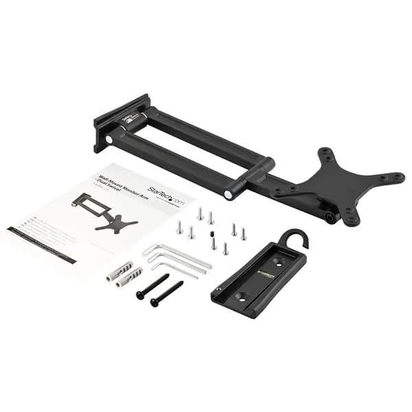 StarTech.com Soporte de pared de doble giro para monitor - Montura VES 8
