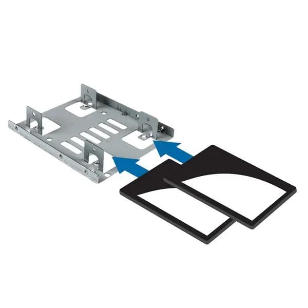 StarTech.com Bracket Adaptador Bandeja de Montaje 2 Unidades de Disco  5