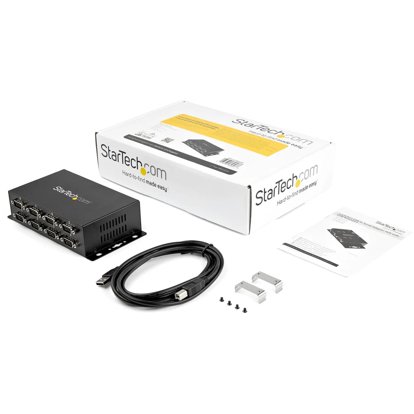 StarTech.com Adaptador Hub Concentrador USB 8 Puertos Serial RS232 Ind 5
