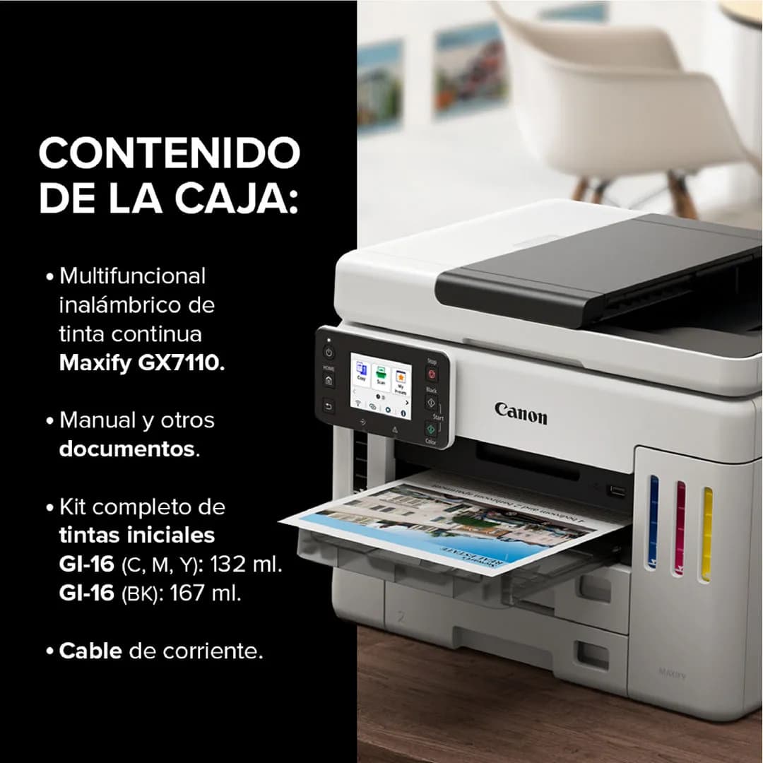 Canon MAXIFY GX7110 Inyección de tinta A4 600 x 1200 DPI 45 ppm Wifi 9