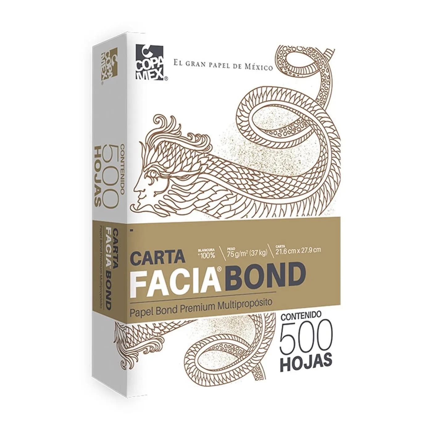 FACIA BOND CAJA DE PAPEL BANCO CARTA 75 G/M, CON 5 MILLARES 2