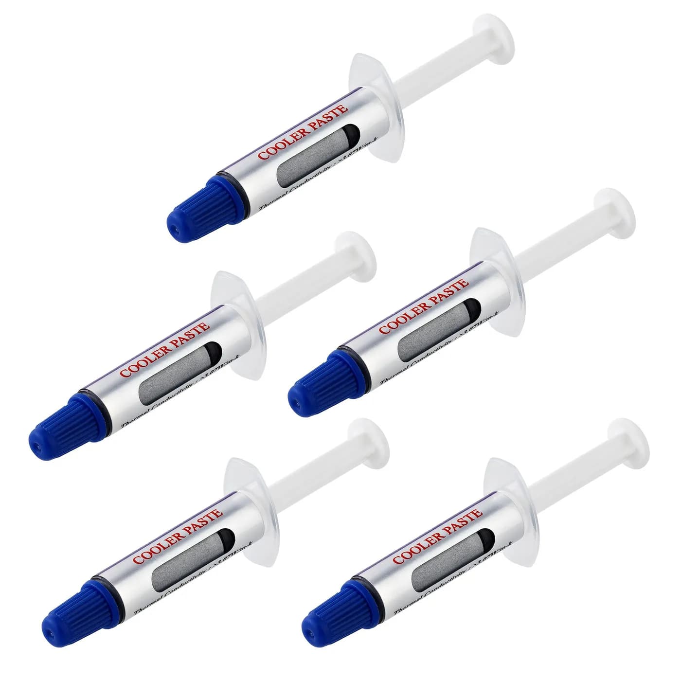 StarTech.com Paquete de 5 Jeringuillas de 1.5g Resellables de Pasta Té 2
