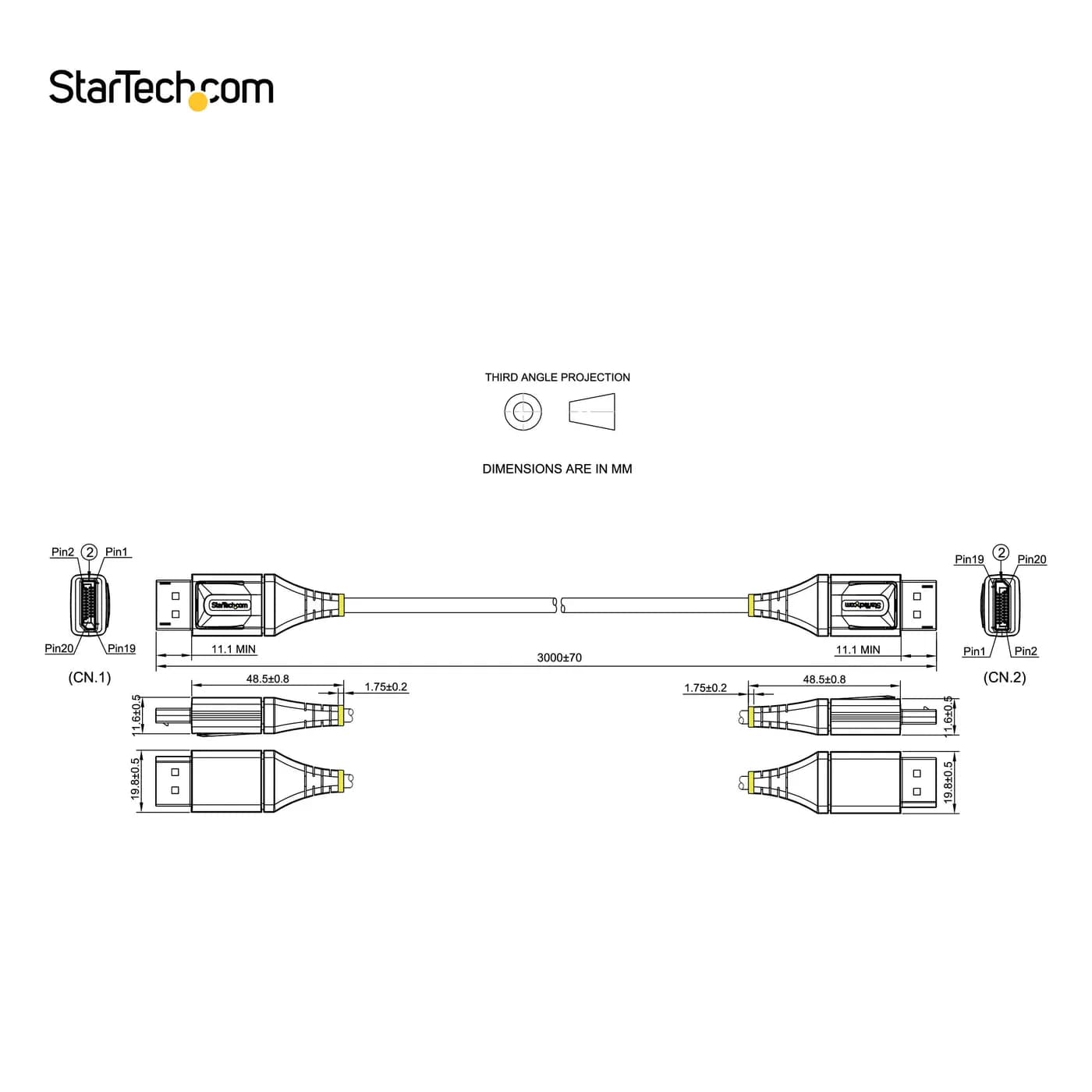 StarTech.com Cable de 3m DisplayPort 1.4 Certificado por VESA - HDR10  11