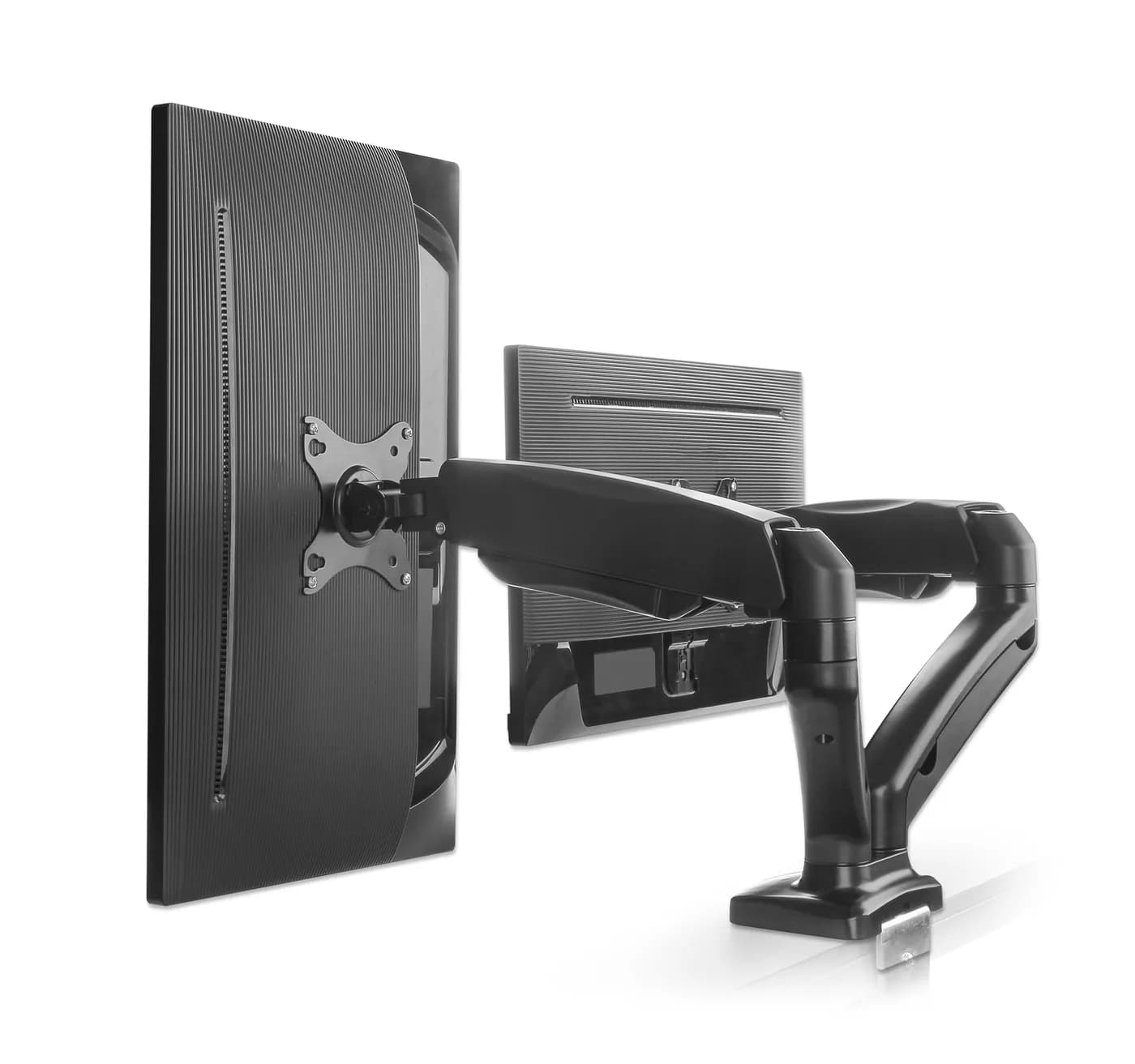 Manhattan Los brazos articulados sujetan dos monitores de 17" a 32" de 3