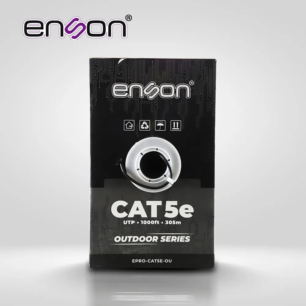 CABLE UTP CAT5E ENSON EPRO-CAT5E-OU FORRO PE 4 PARES CALIBRE 24 AWG 10 3