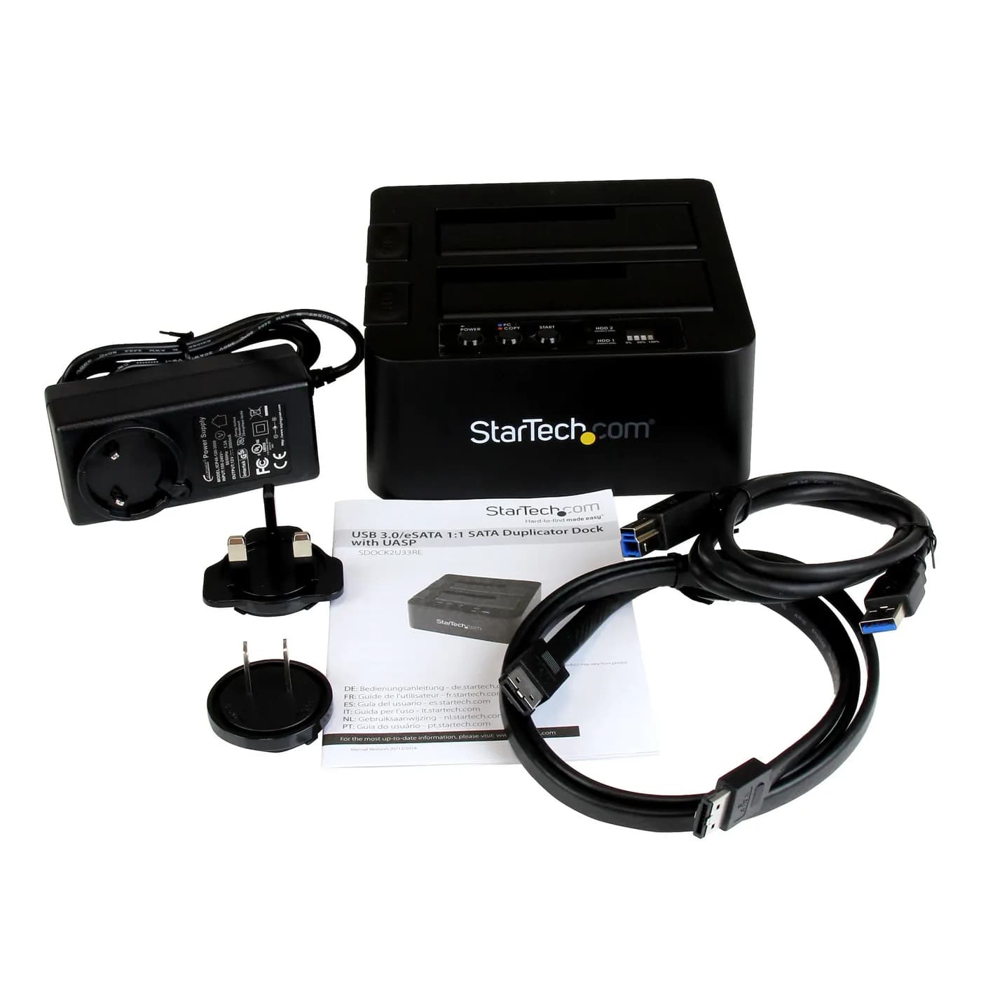StarTech.com Duplicador USB 3.0 (5Gbps) o eSATA de Discos Duros de 2 B 4