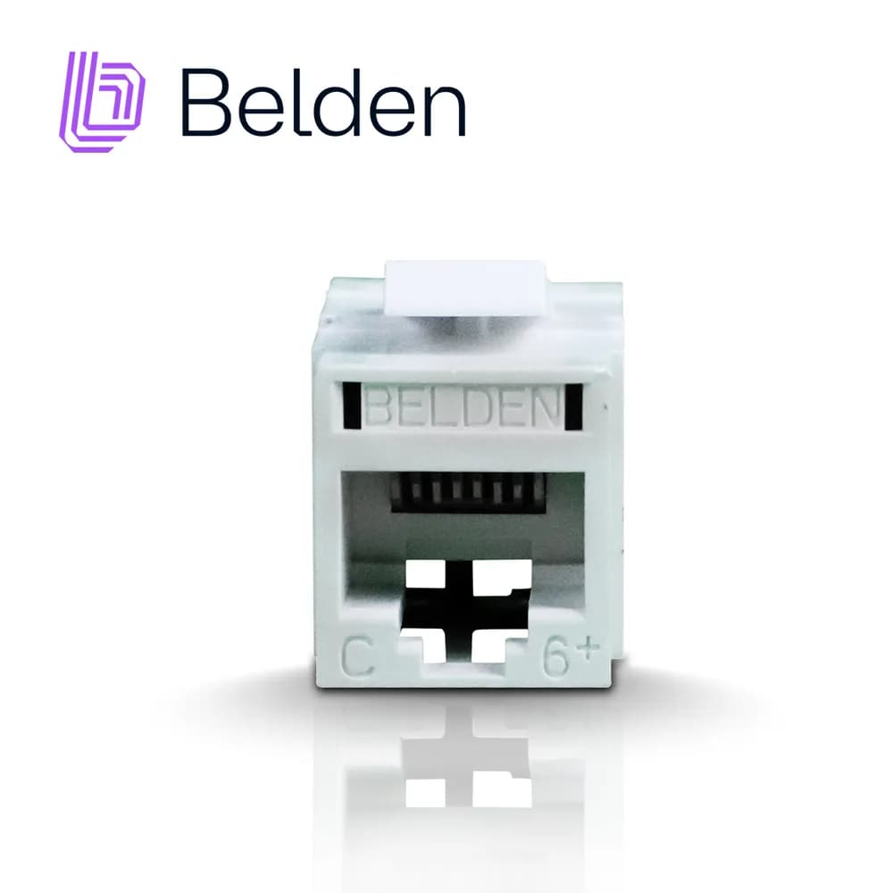CONECTOR MODULAR JACK CAT6+ RJ45 BELDEN RV6MJKUEW-S1 / REVCONNECT / IN 3
