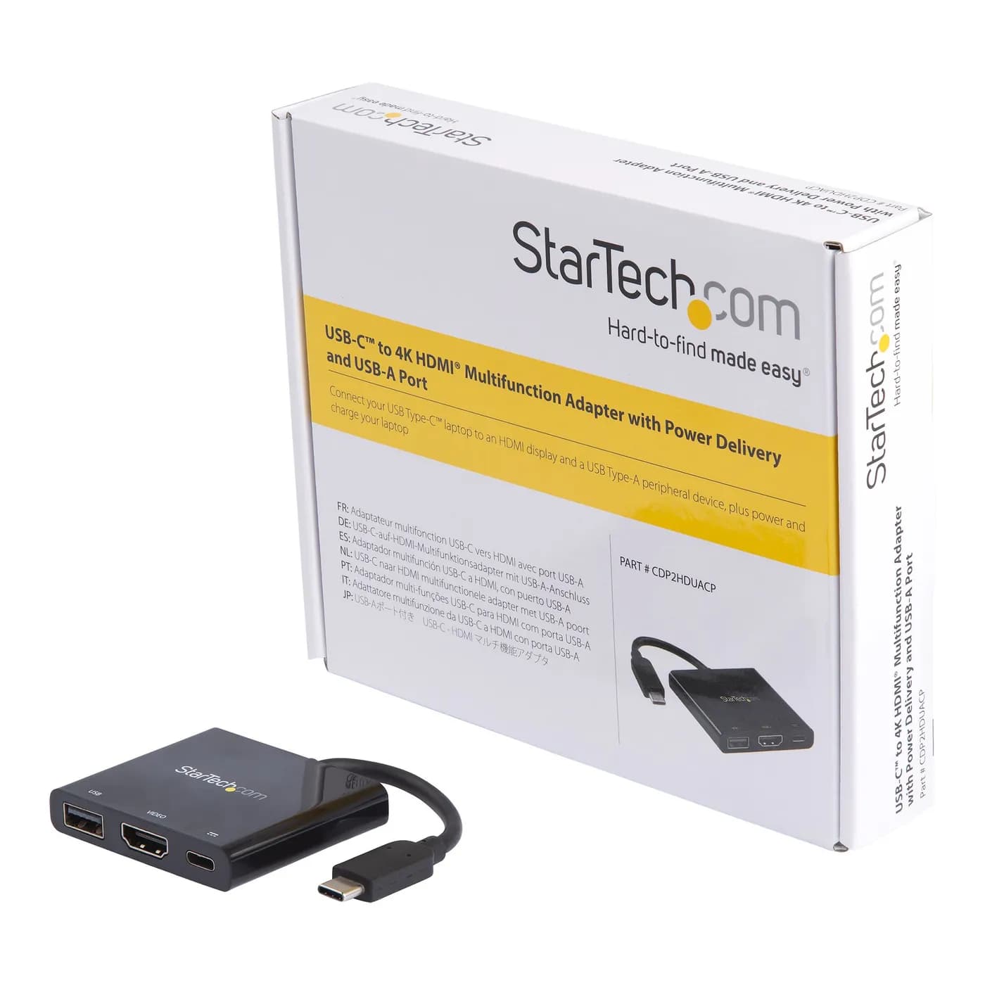 StarTech.com Adaptador Multipuertos USB-C con HDMI - Puerto USB 3.0 -  6