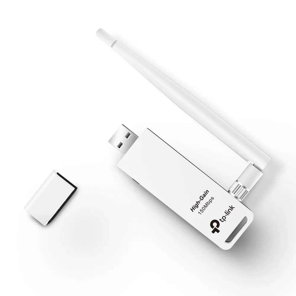 Adaptador USB Wi-Fi / 150 Mbps / 2.4 GHz / Antena Desmontable 4 dBi /  2
