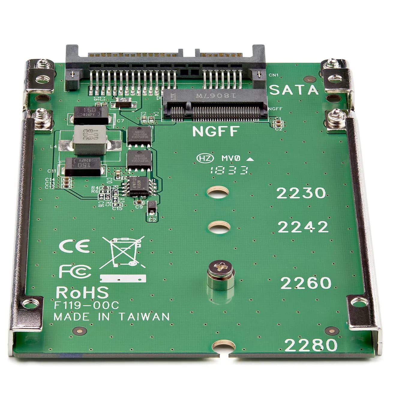 StarTech.com Adaptador de SSD SATA M.2 a SATA de 2.5" - Convertidor de 2
