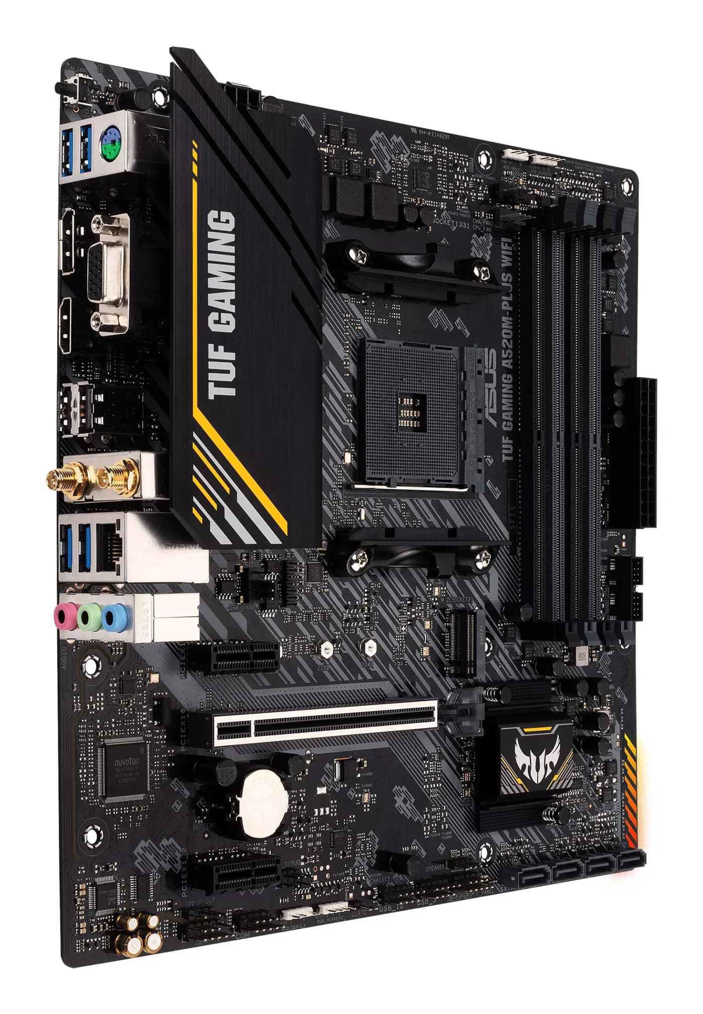 ASUS TUF GAMING A520M-PLUS WIFI AMD A520 Enchufe AM4 Micro ATX 3