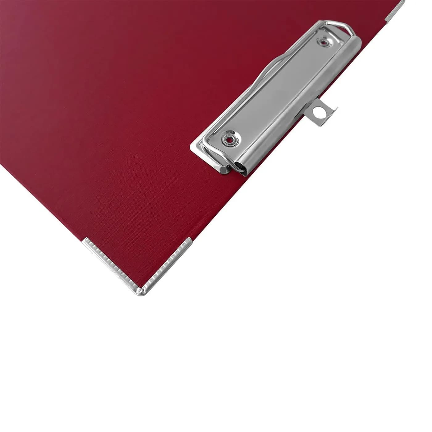 TECHMAKRO TABLA DE CARTON FORRADA DE  PVC VINO CON CLIP país de origen 3