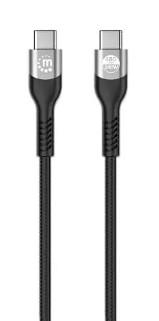 Manhattan 356367 cable USB USB 2.0 2 m USB C 0.48 Gbit/s 240 W Negro 4